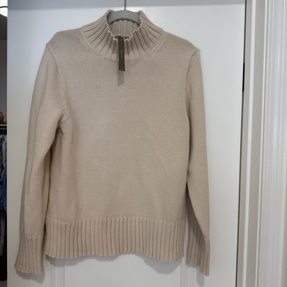 NWT J. Crew Cotton Turtleneck - Picture 4 of 5